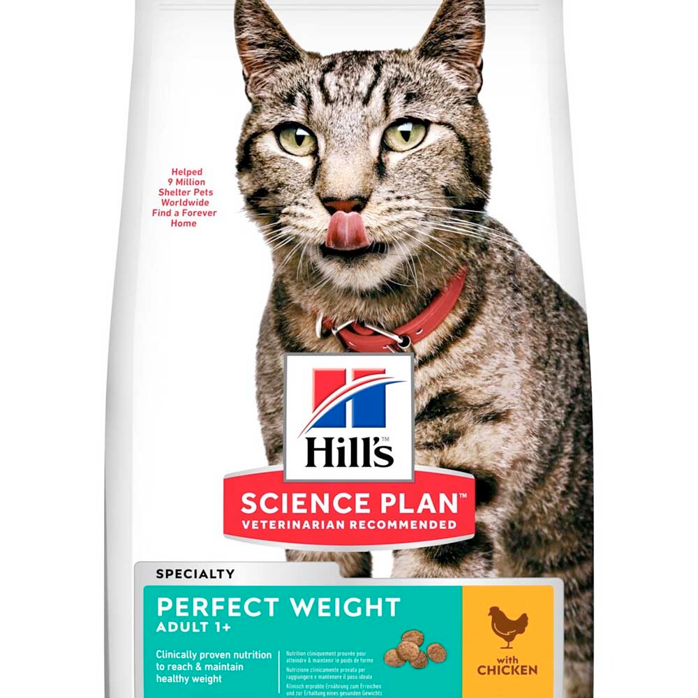 Hill's корм для кошек с лишним весом с курицей (Perfect Weight)