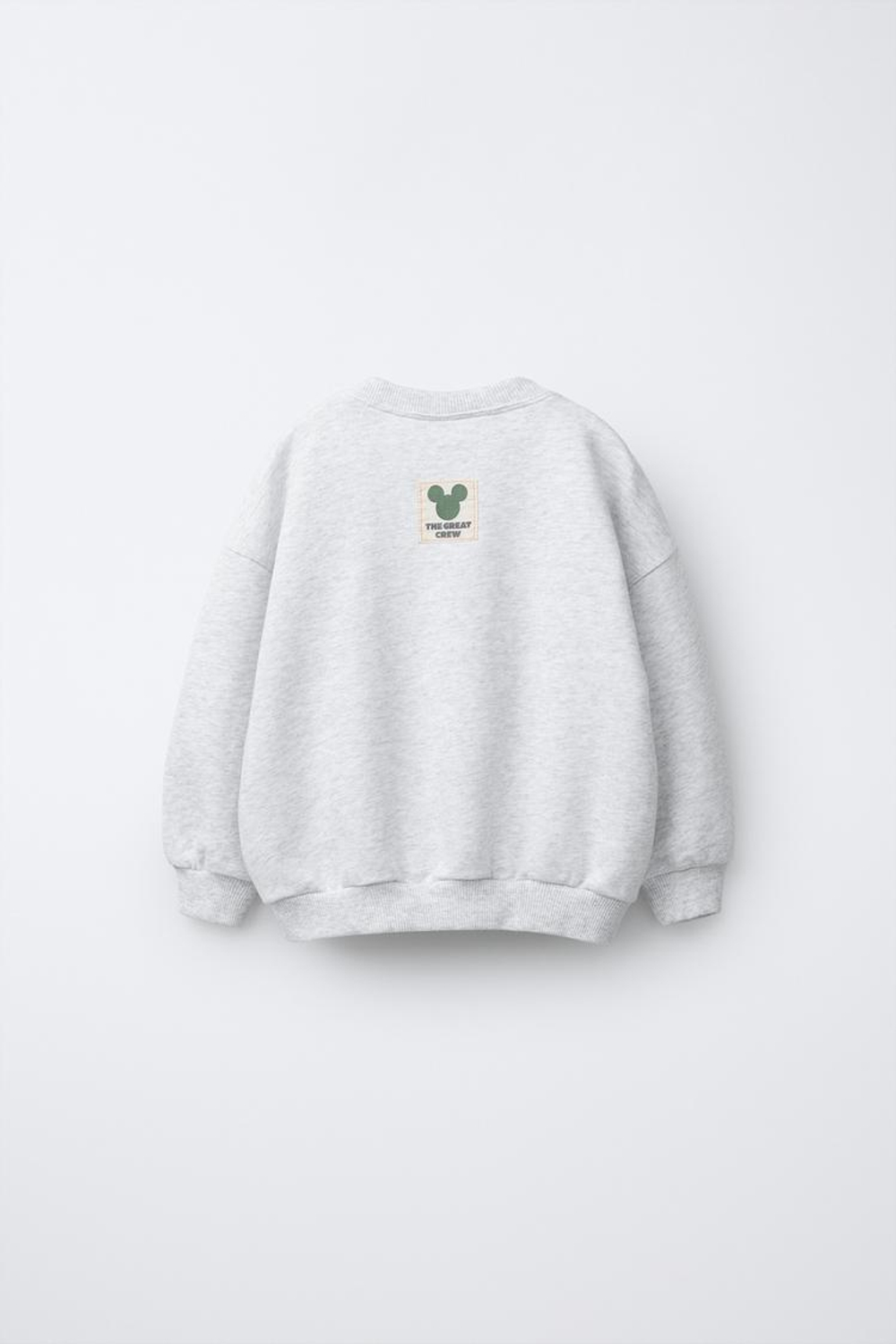 ZARA ТОЛСТОВКА MICKEY MOUSE © DISNEY, СЕРЫЙ МЕЛАНЖ