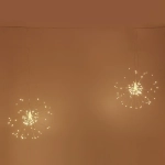 Гирлянда для дома БАХРОМА «Сфера» ш3м*в0,4/0,6м 500 ламп LED, 8 режимов, IP-40, Теплый белый