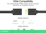 Кабель UGREEN HD107-10142 Black (10142)