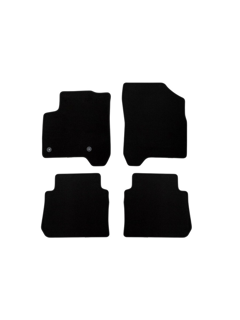 Коврики в салон для CITROEN C3 Picasso 2009-2012, 2012-2017, универсал, 4 шт. (текстиль) KLEVER01101701200K