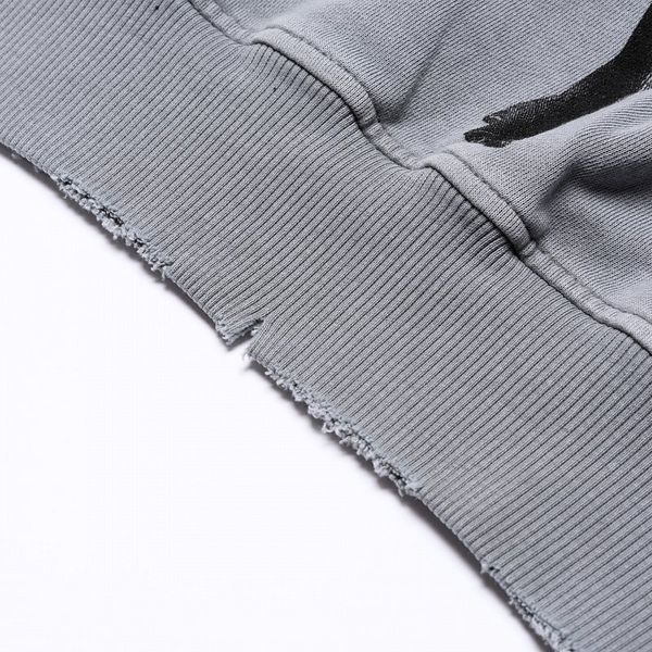 Худи «Grime» Garment-Dyed Distressed Hoodie - фото 11