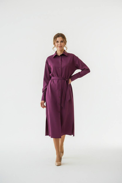 Тёплое платье из шерсти премиального качества «Питер», 2 в 1, оверсайз