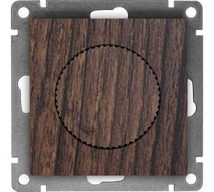 Светорегулятор (Диммер) "UNIVersal" серия "Афина", с/у, 3А, 220В, 500Вт, венге (еврослот) (HU2311)