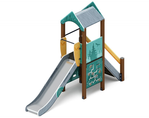 Детский комплекс Играйте с нами (Тайга) горка Н 1200 ДИК 2.01.1.01-13