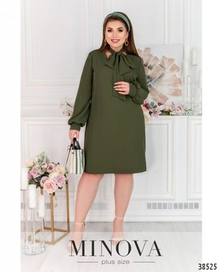 Платье 3139-В-хаки Minova Фото 2