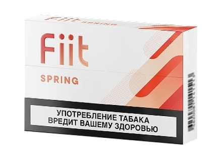 Стики Fiit Spring - табак с ментолом и кремовыми нотками абрикоса - Казахстан (блок - 10 пачек)