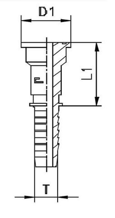 Фитинг DN 16 SFS 3/4 41.3