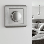 Рамка на 1 пост Stream (серебряный) W0012106