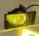 2111 - Б.-Желтый / ПТФ WD-2111 с регулировкой (белый, жёлтый свет) для ВАЗ 2110-2115, Камаз, светодиодные противотуманные фары, LZ (2 шт. / комплект)