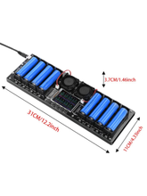 Тестер емкости 8-х аккумуляторов / батареи 18650 с ЖК-дисплеем и Type-C DC 5V 10А