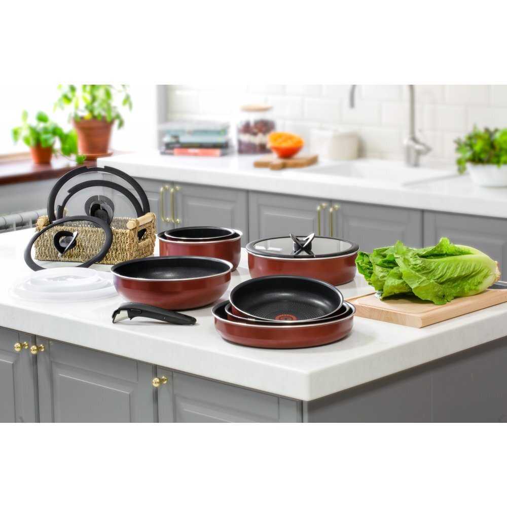 Набор посуды Tefal Ingenio RED 5 3 предмета 26/26см 04175840