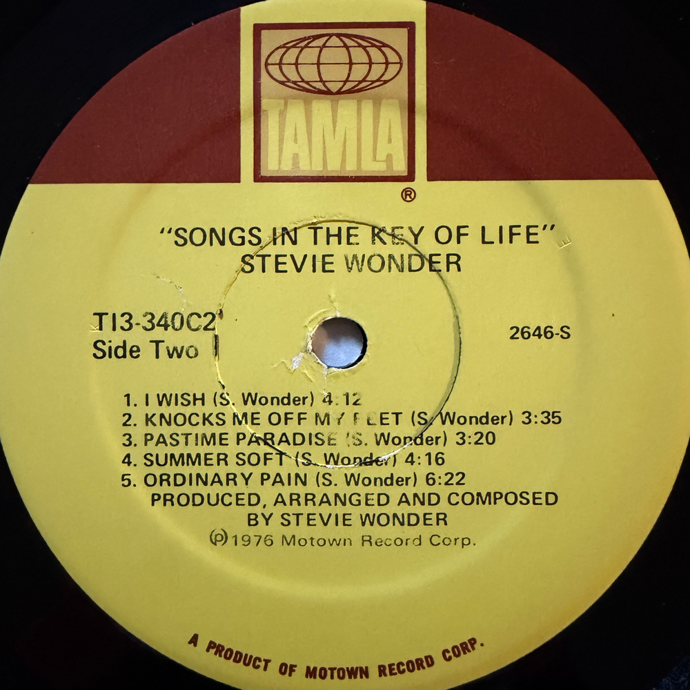 Stevie Wonder ‎– Songs In The Key Of Life (США 1976г.) 2LP+7"Т