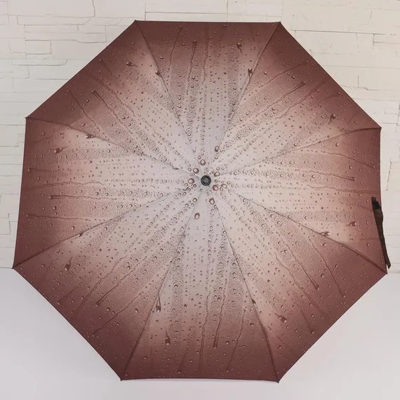 Зонт механический «Капли дождя», 4 сложения, 8 спиц, R = 48 см, цвет МИКС