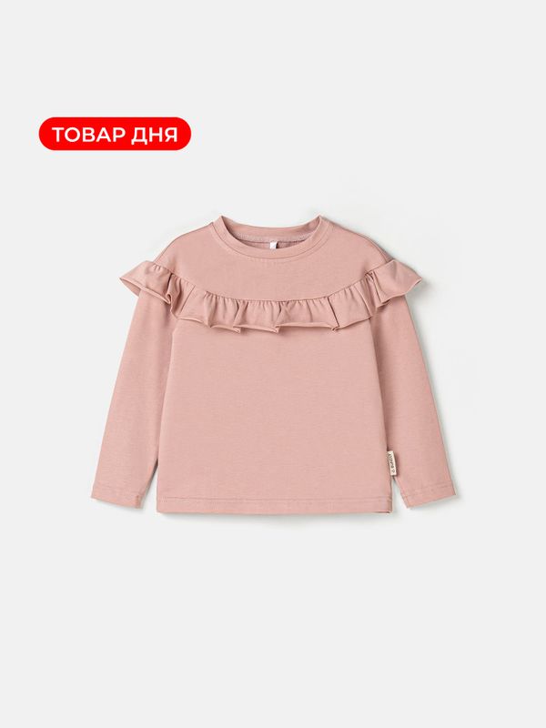 Лонгслив с кокеткой 