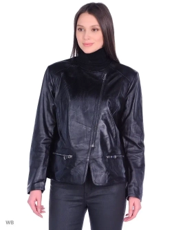 Косуха женская натуральная кожаная