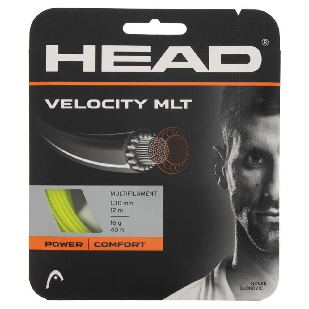 Теннисные струны Head Velocity MLT (12 m) - yellow