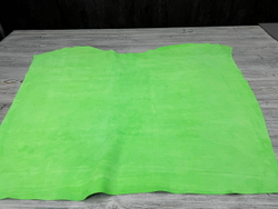 Fluo Lime (1,3-1,5-1,7 мм), цв. ярко-зеленый, замша
