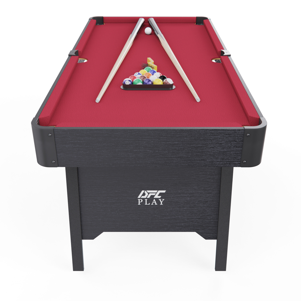 Бильярдный стол DFC 54" 135 x 65 см красный