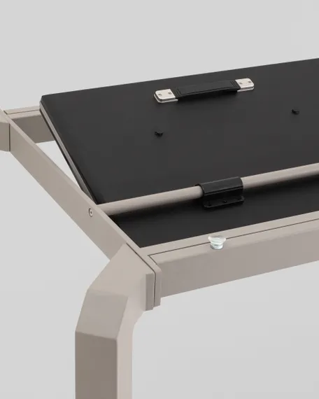 Стол обеденный Varden раскладной 160-220х90 см керамика серый