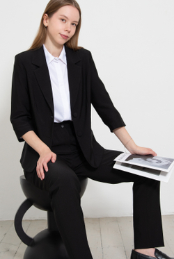 Брюки женские 04Ла, черный #70Ч0204Ла