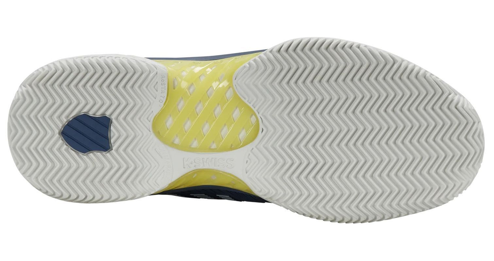 Мужские теннисные кроссовки K-Swiss Hypercourt Express 2 Clay - vintage indigo/blanc de blanc/luminary green