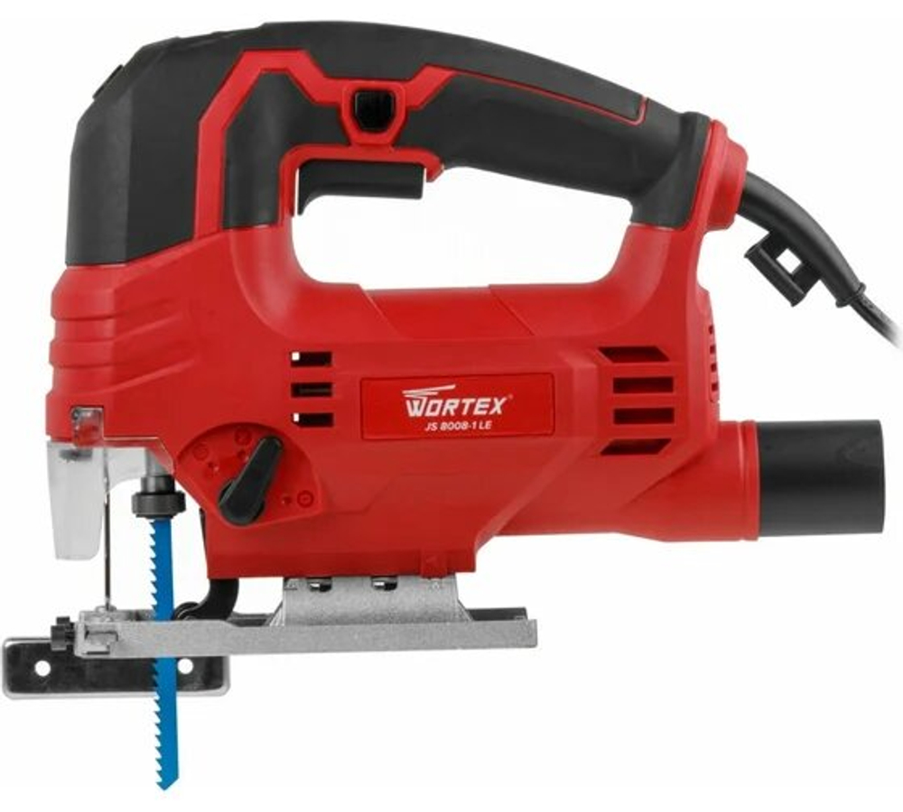 Лобзик электрический WORTEX JS 8008-1 LE в кор. 810 Вт, 0-2900 ход/мин, пропил до 80 мм (325116)