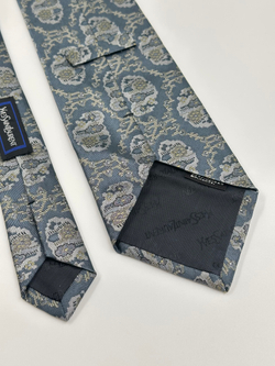 Галстук серый Yves Saint Laurent