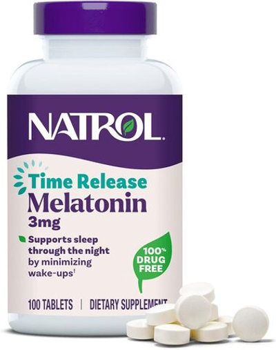 Антиоксидант Natrol Melatonin 3 мг 100 таблеток
