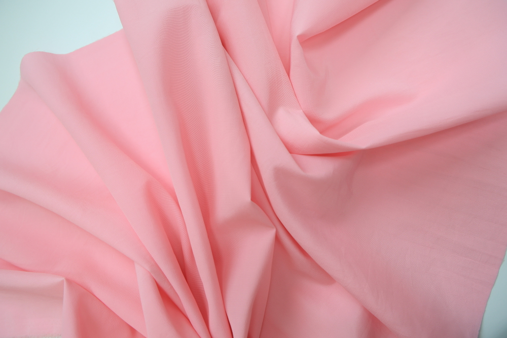 Креп плательный розовый