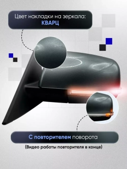 Зеркала ваз 2110-2112 2170-2171 Наружная регулировка