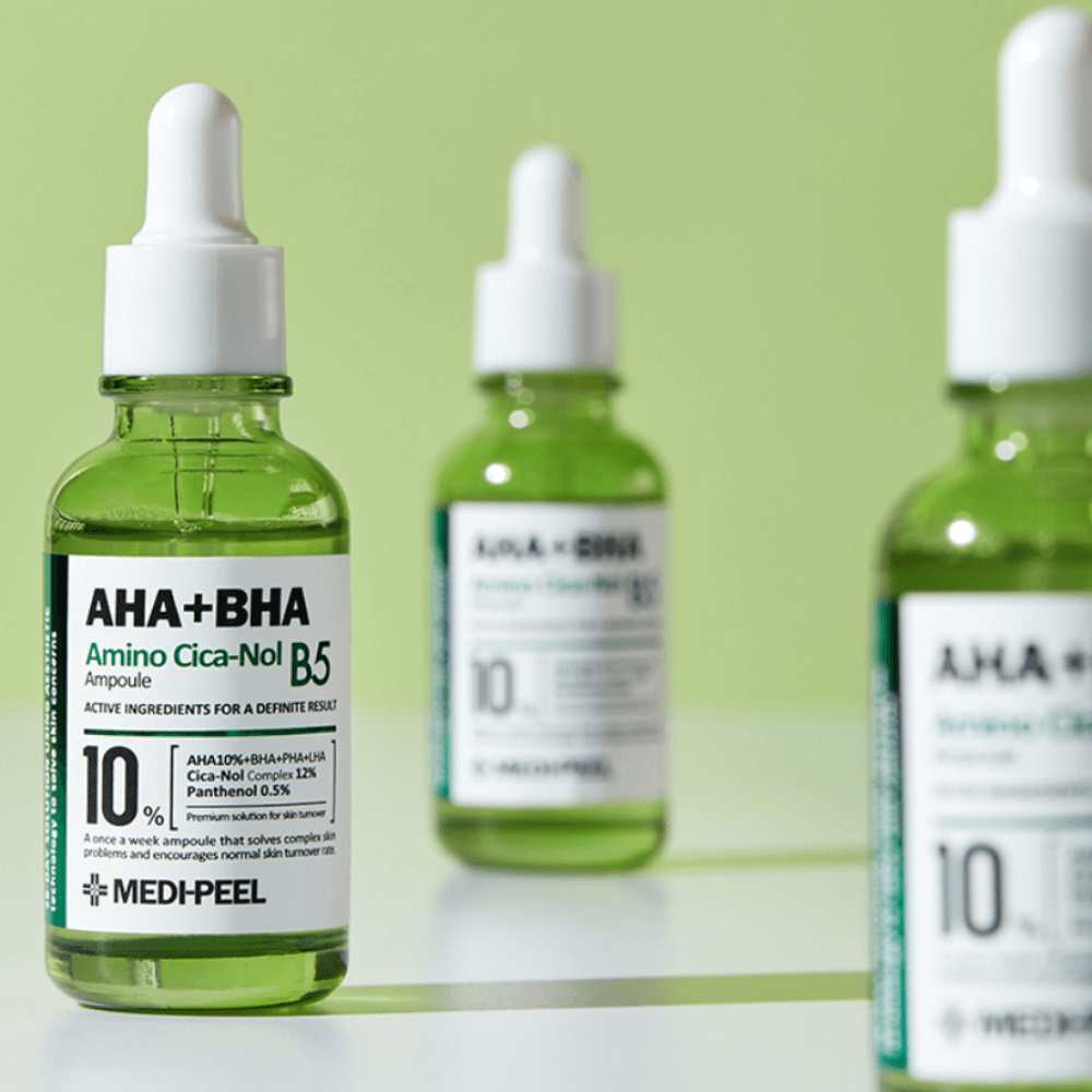 Отшелушивающая ампула с кислотами и центеллой Medi-Peel AHA BHA Amino Cica-Nol B5 Ampoule