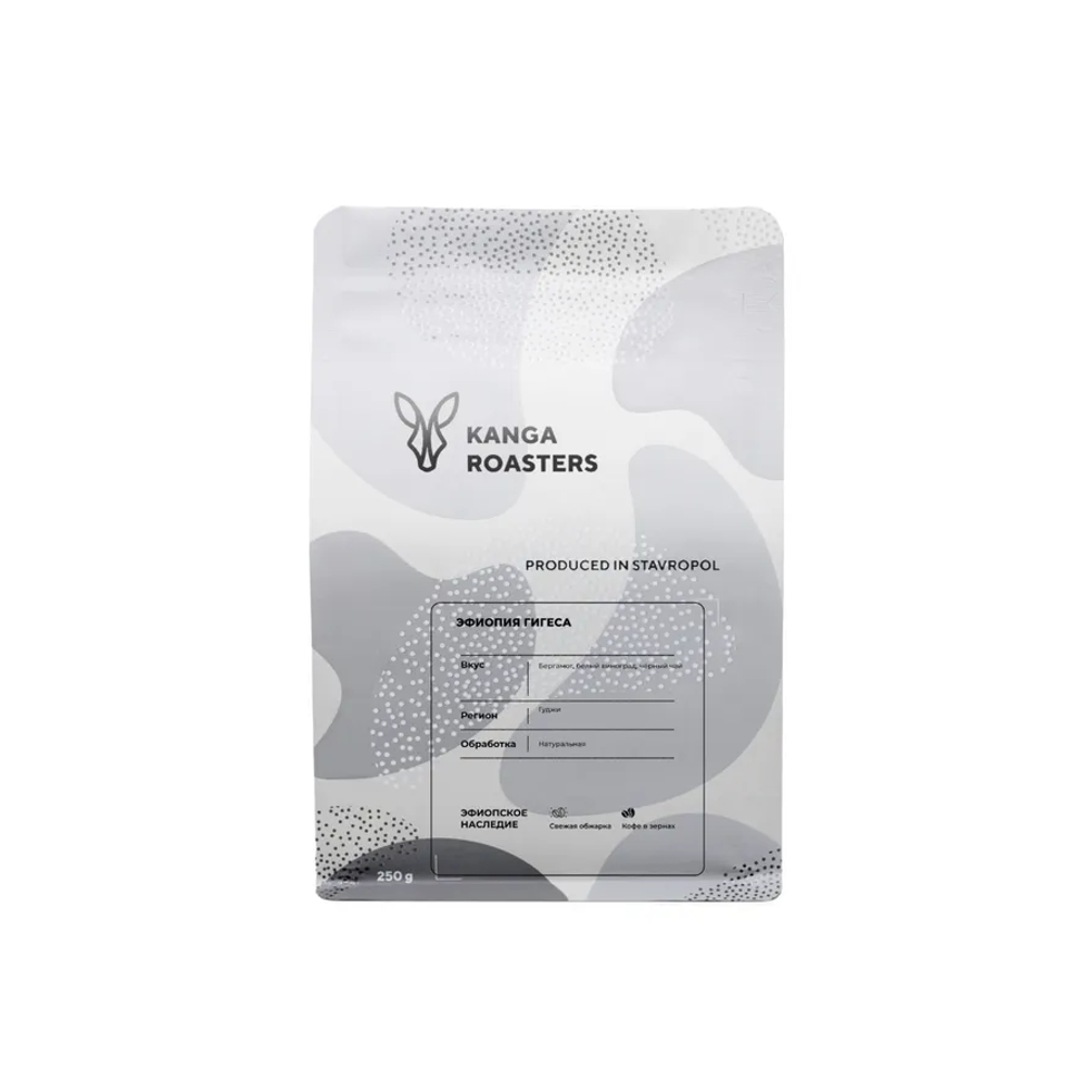 KANGA Эфиопия Гуджи Гисеса, кофе в зернах, 250 г
