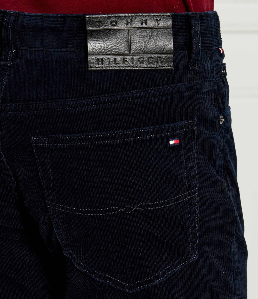Вельветовые штаны Denton Tommy Hilfiger - темно-синий(MW0MW36696)