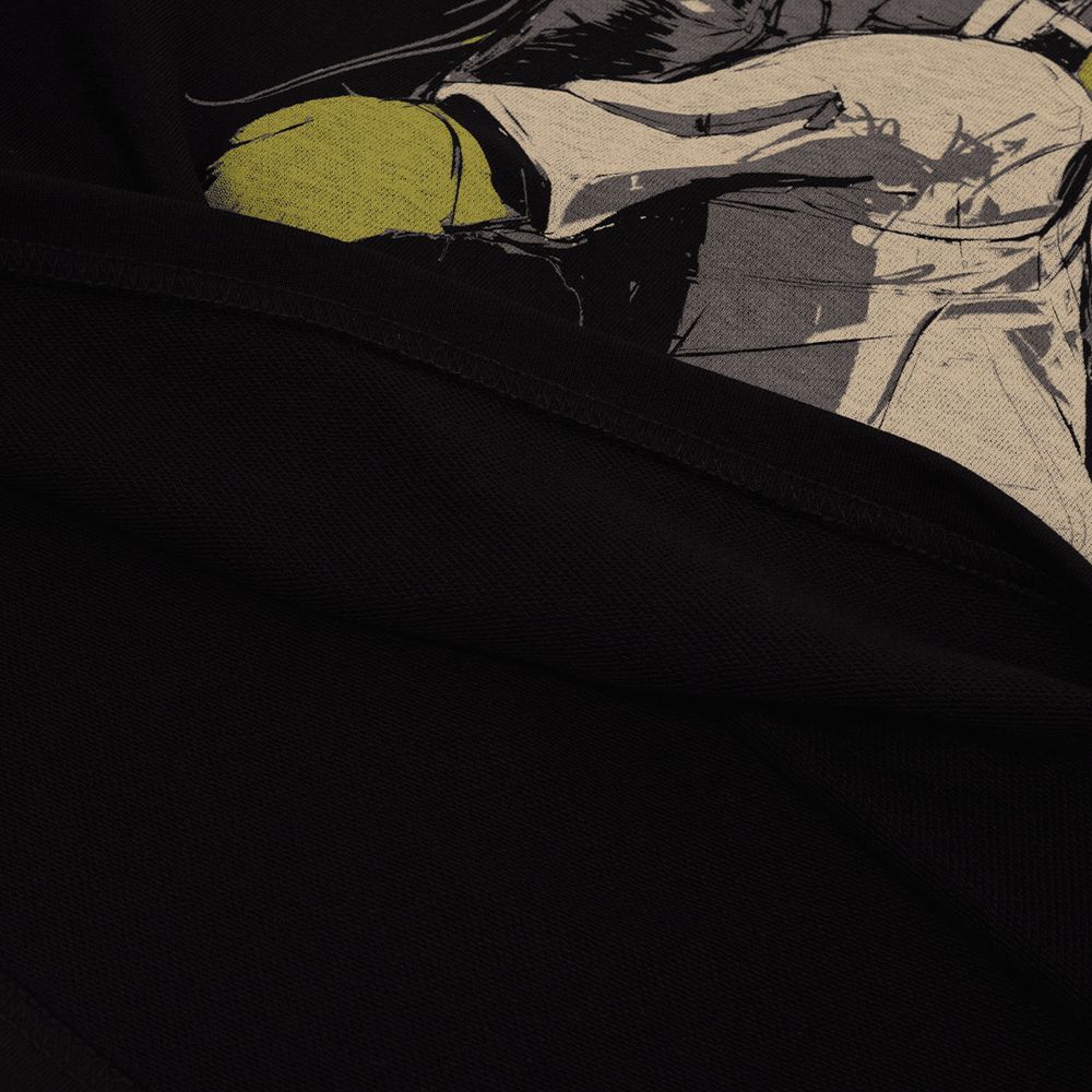 Лонгслив Heartz Sequence Black/sage Color-block Kimono черный