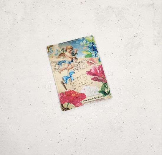 Обложка для паспорта "Винтаж" с металлическими углами