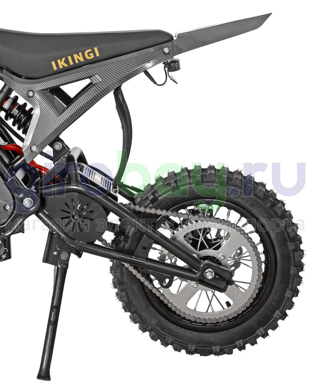 Электропитбайк IKINGI S9 MINI (48V/25Ah) - Карбон фото №11