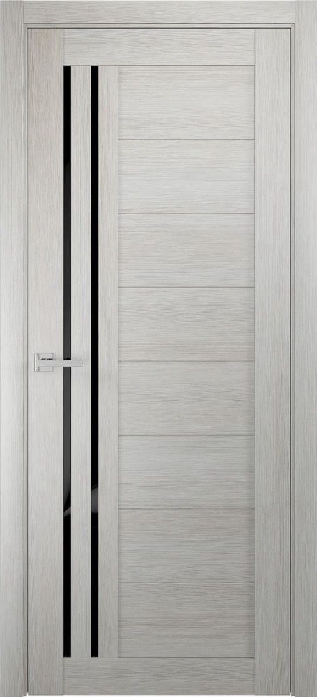 FLAT M2 Белая эмаль черный молдинг