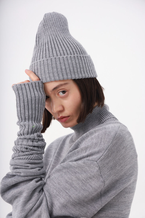 Жилет вязаный, черный