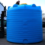 Емкость Пласт Инжиниринг цилиндрическая 20000 л. вертикальный (3070x3070x3120см;синий) - арт.560090