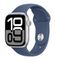 Часы Apple Watch Series 10 42mm Silver Aluminium Case, Sport Band (Denim) S/M
