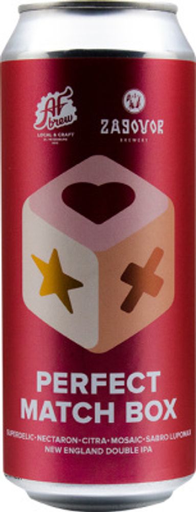 Пиво Аф Брю Перфект Матч Бокс / AF Brew Perfect Match Box 0.5 - банка