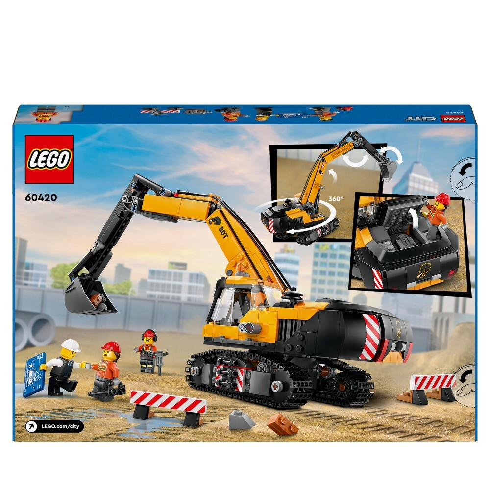 LEGO City - Желтый экскаватор 60420 / артикул   60420  / GTIN 5702017586939