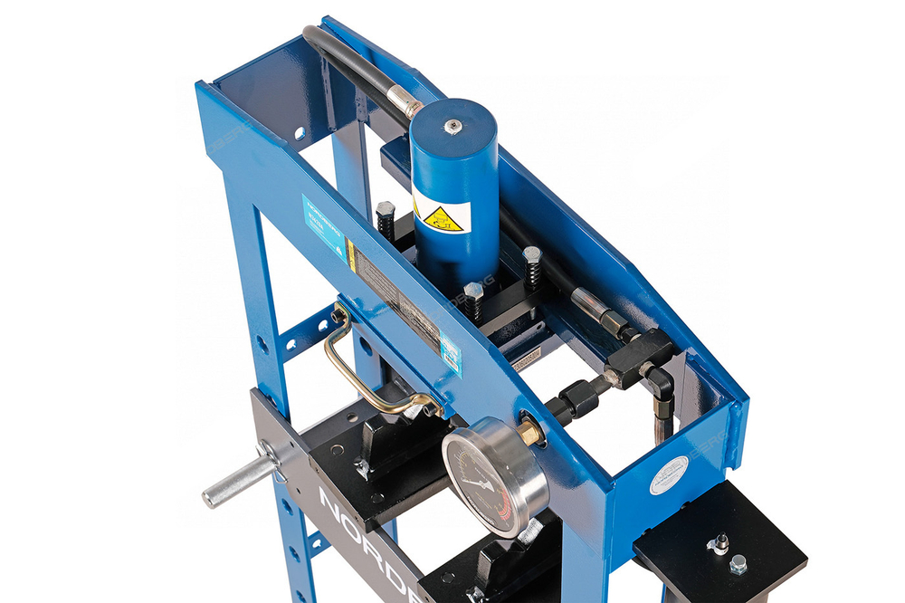 NORDBERG (N3620A) Гидравлический пресс, 20 т, ручной и пневмопривод