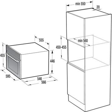 Електрична духовка Gorenje BCM598S18X вбудована духова шафа 730091
