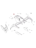 Передний пластик зеленый X2 Touring 2633843-498