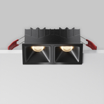 Встраиваемый светодиодный светильник Maytoni Alfa LED DL043-02-10W3K-SQ-B-1