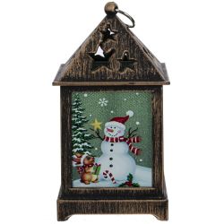 GAEM Изделие декоративное "Фонарь" (подсветка, 3xLR44), L6,5 W6,5 H12,5 см, 3в.