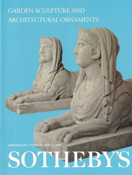 Каталог аукциона Sotheby's, Амстердам, Садовая скульптура и архитектурный орнамент от 1 мая 2001