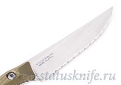 Нож Microtech Kitchen Steak OD Green Serratedфотография - 6